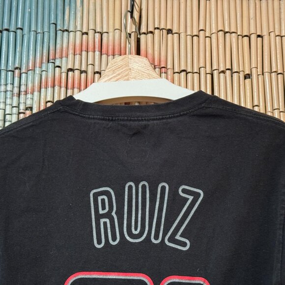 Philadelphia Phillies Carlos Ruiz 51 100% Cotton Majestic T-Shirt, Black, Small - Picture 4 of 11